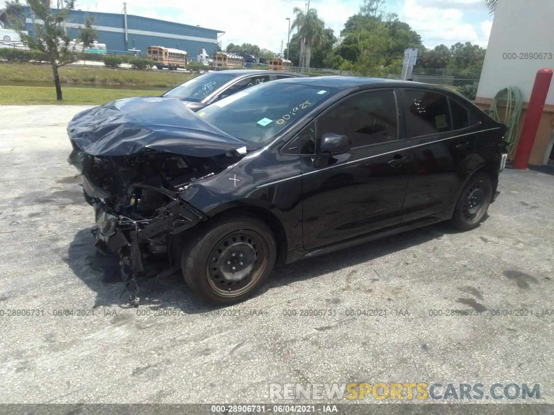 2 Photograph of a damaged car JTDEPRAE2LJ001925 TOYOTA COROLLA 2020