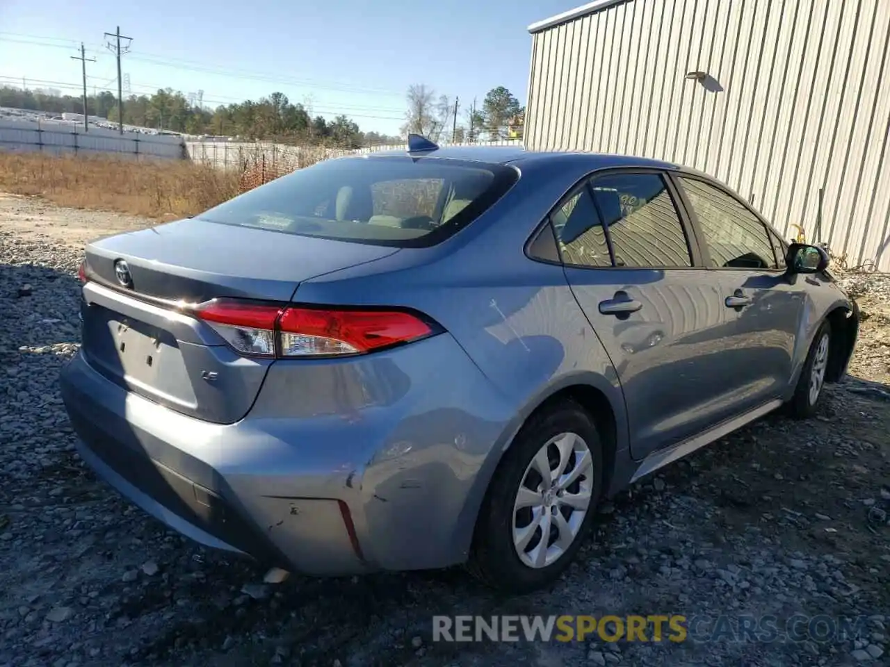 4 Photograph of a damaged car JTDEPRAE2LJ001973 TOYOTA COROLLA 2020