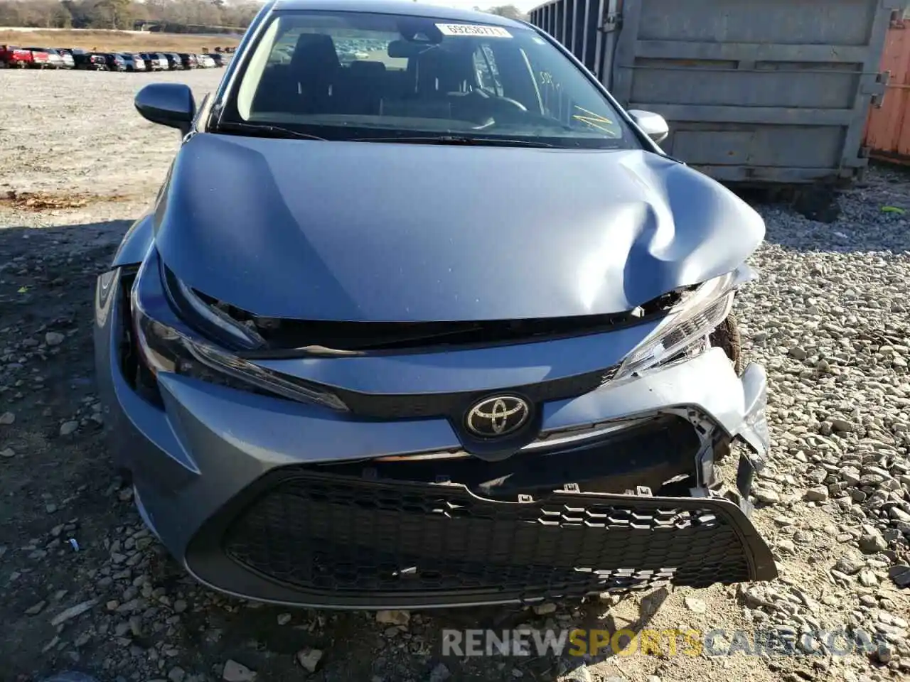 9 Photograph of a damaged car JTDEPRAE2LJ001973 TOYOTA COROLLA 2020