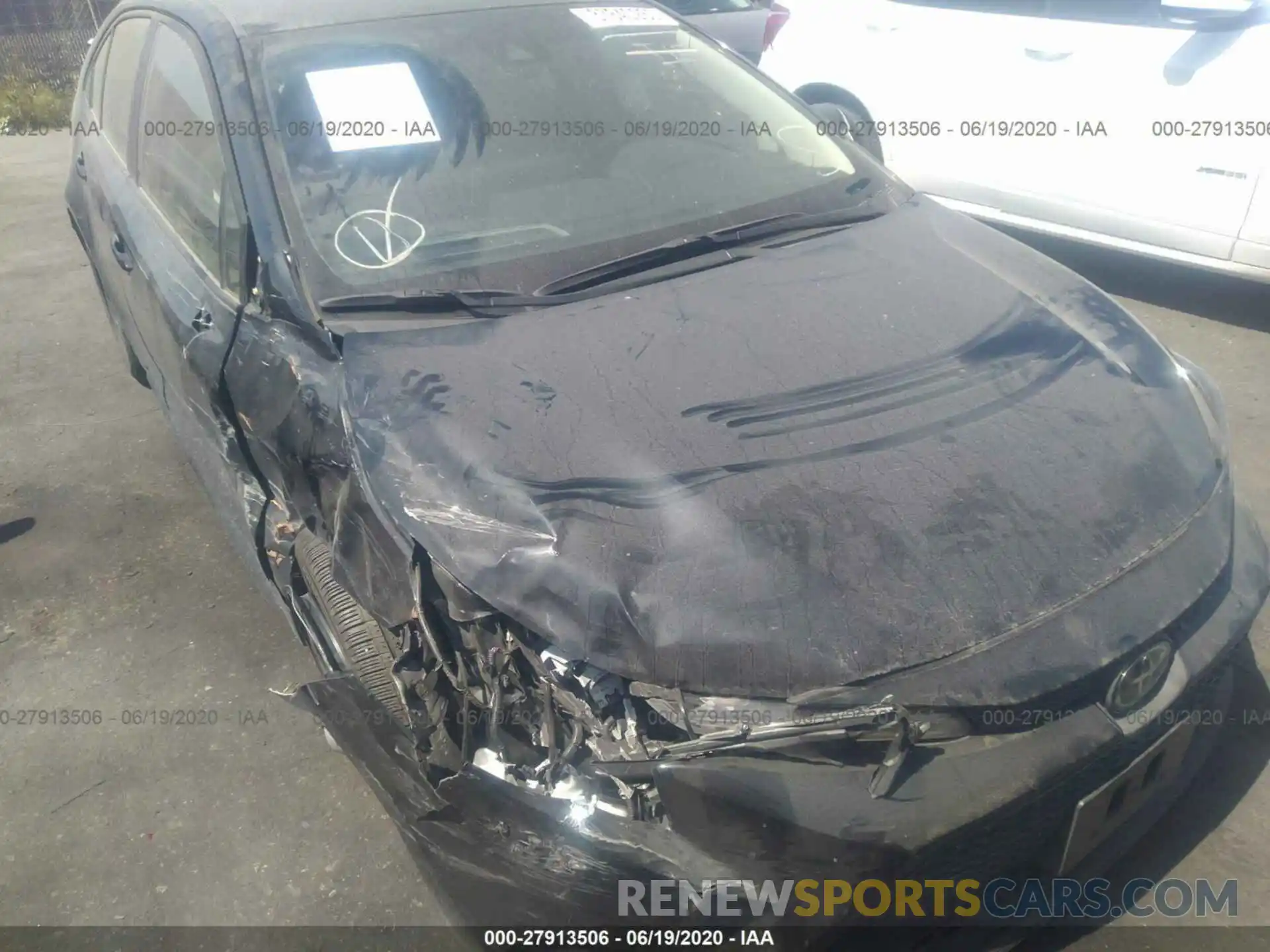 1 Photograph of a damaged car JTDEPRAE2LJ002069 TOYOTA COROLLA 2020