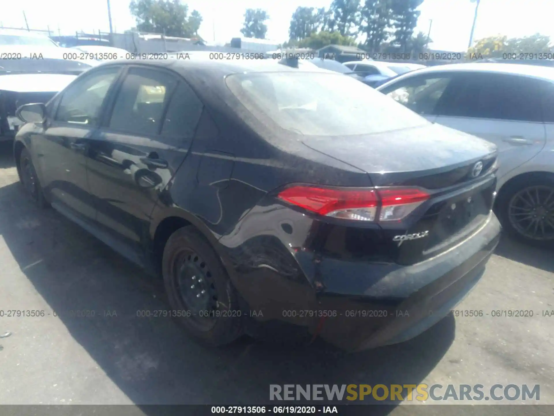 3 Photograph of a damaged car JTDEPRAE2LJ002069 TOYOTA COROLLA 2020