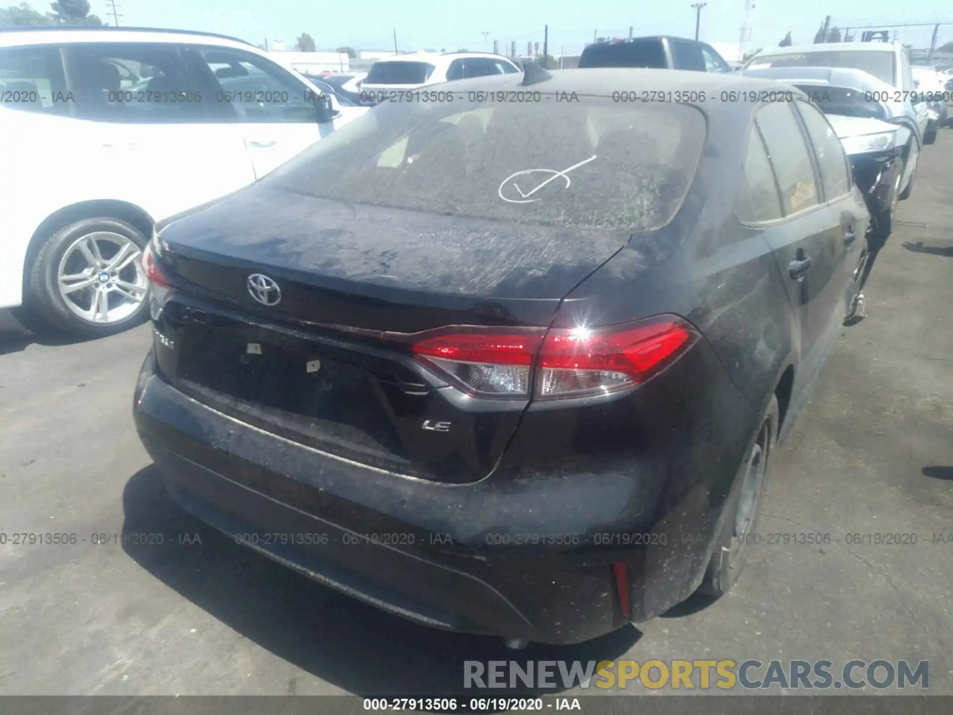 4 Photograph of a damaged car JTDEPRAE2LJ002069 TOYOTA COROLLA 2020