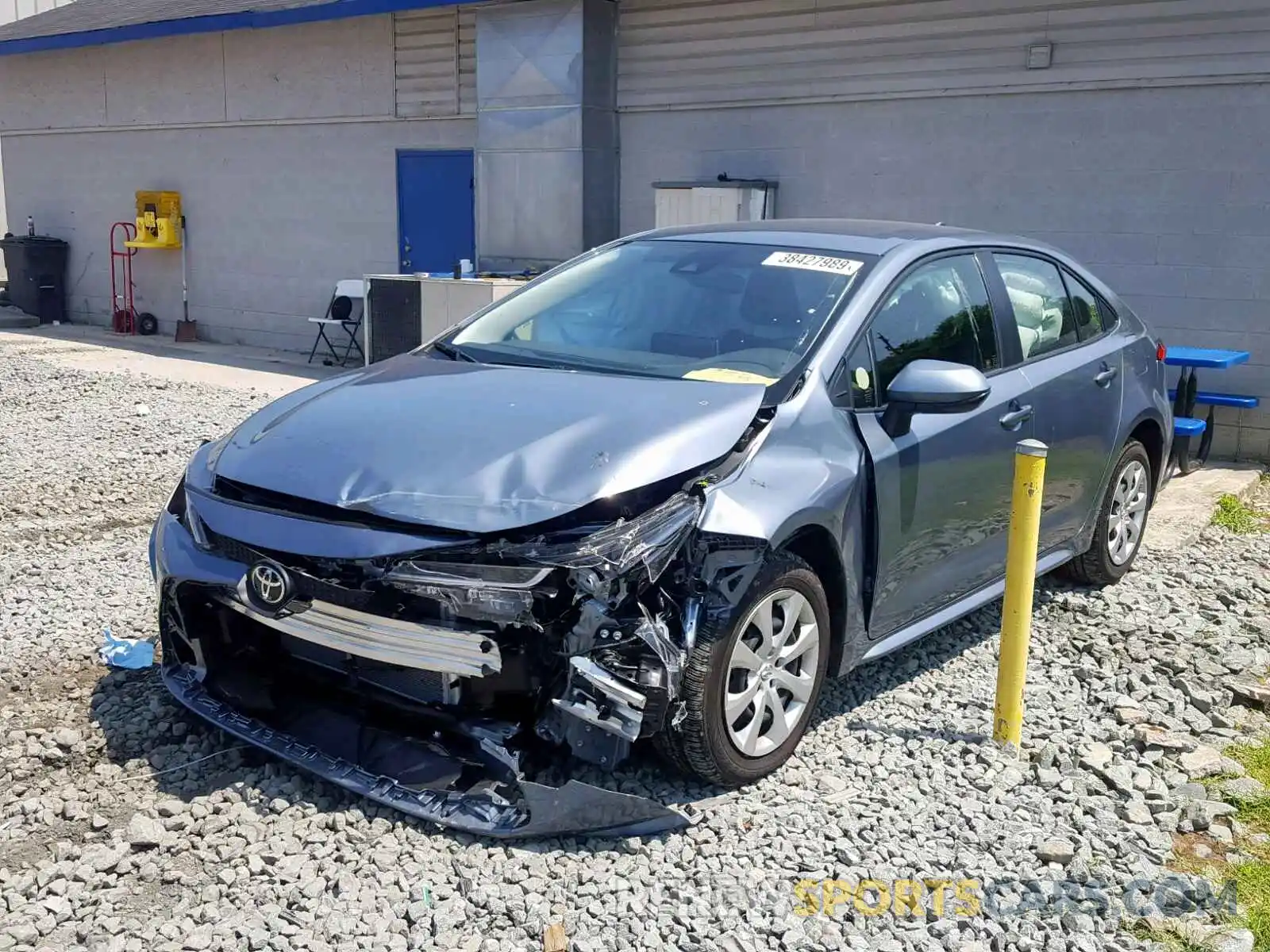 2 Photograph of a damaged car JTDEPRAE2LJ002265 TOYOTA COROLLA 2020