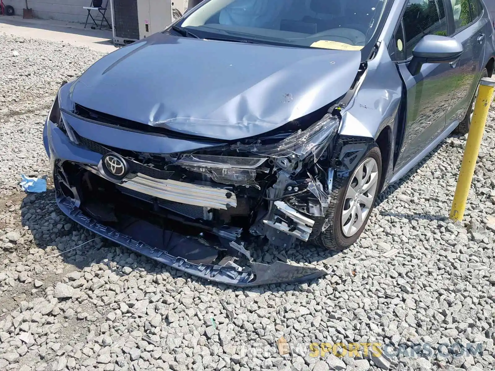 9 Photograph of a damaged car JTDEPRAE2LJ002265 TOYOTA COROLLA 2020