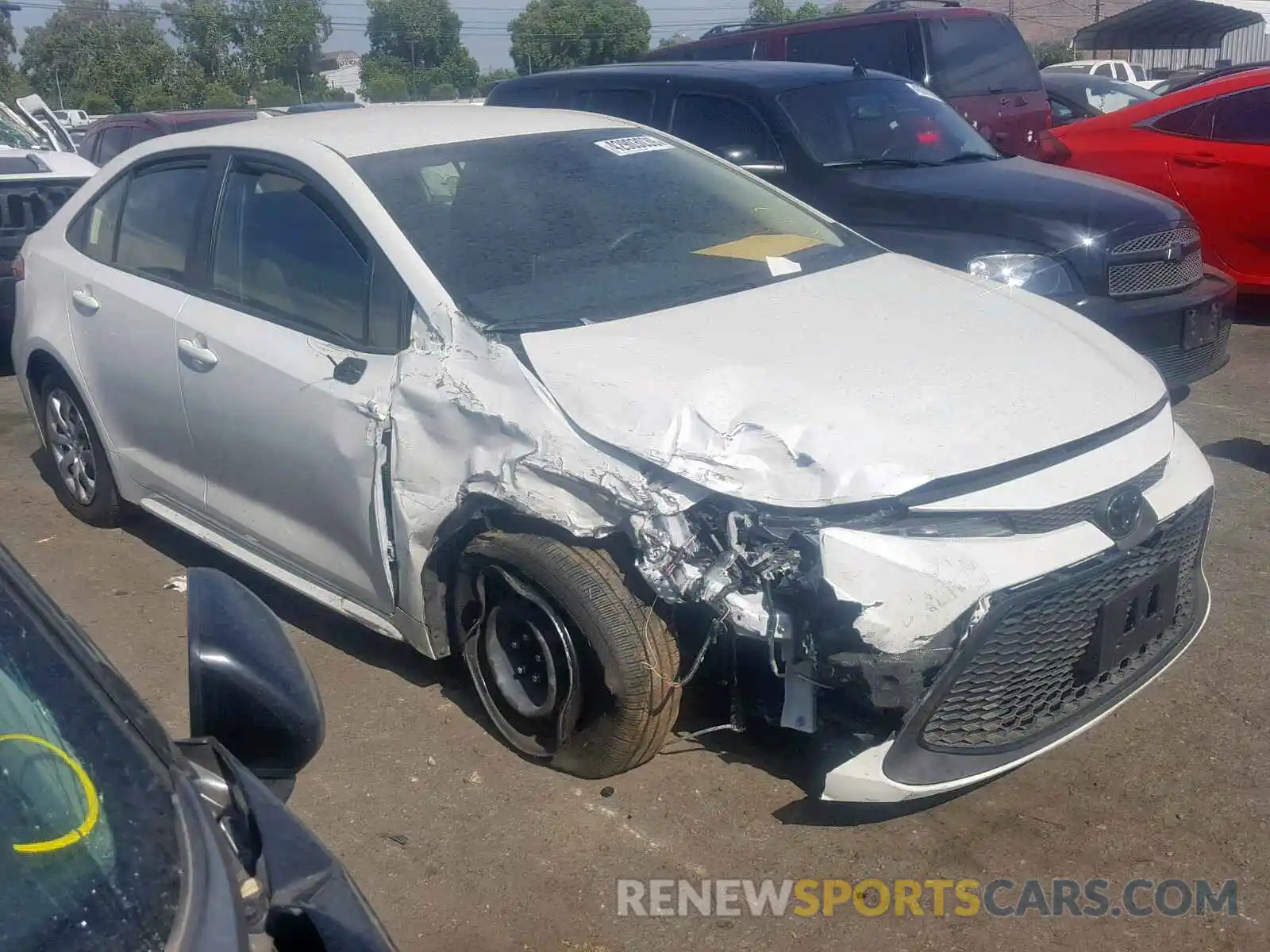 1 Photograph of a damaged car JTDEPRAE2LJ002315 TOYOTA COROLLA 2020