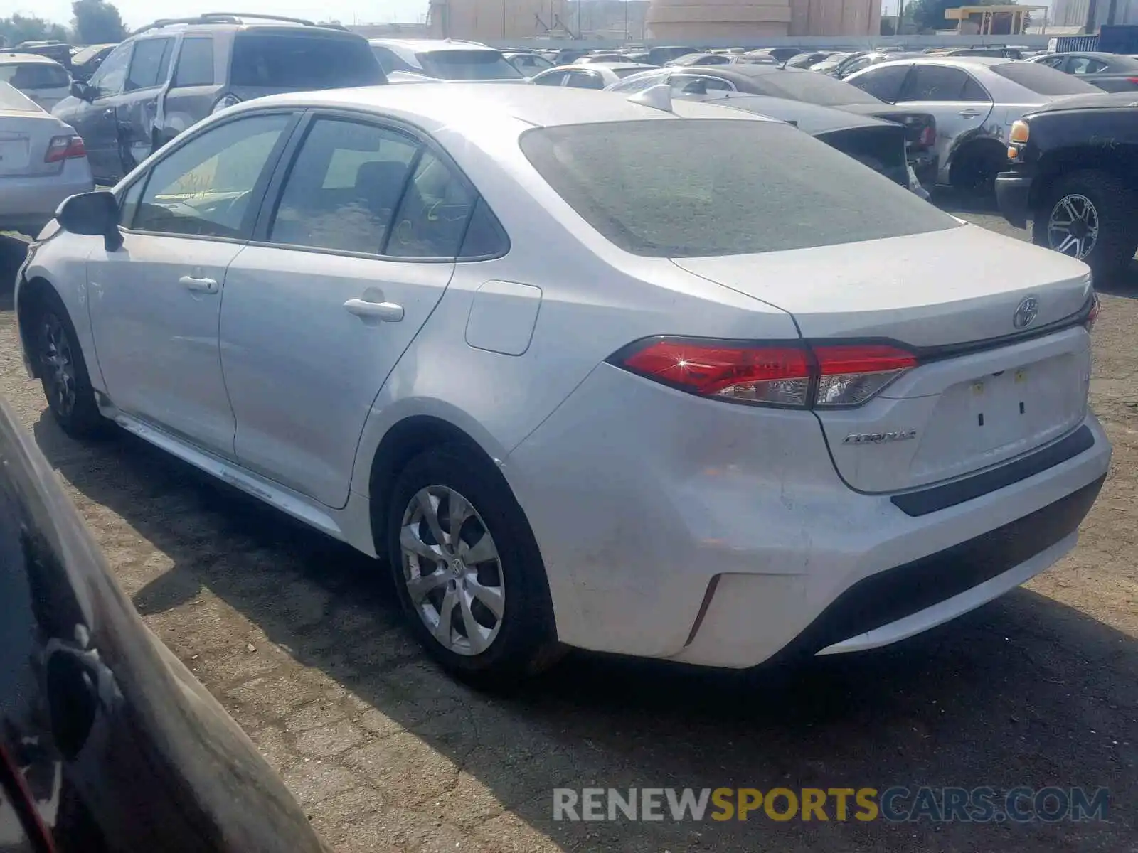 3 Photograph of a damaged car JTDEPRAE2LJ002315 TOYOTA COROLLA 2020