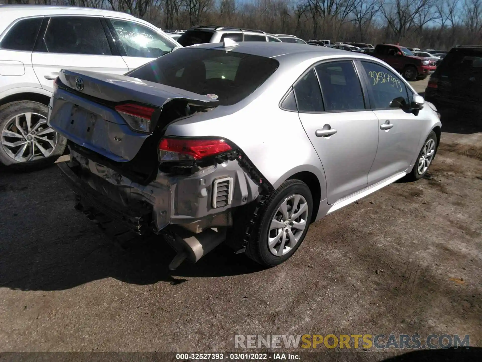 4 Photograph of a damaged car JTDEPRAE2LJ002413 TOYOTA COROLLA 2020