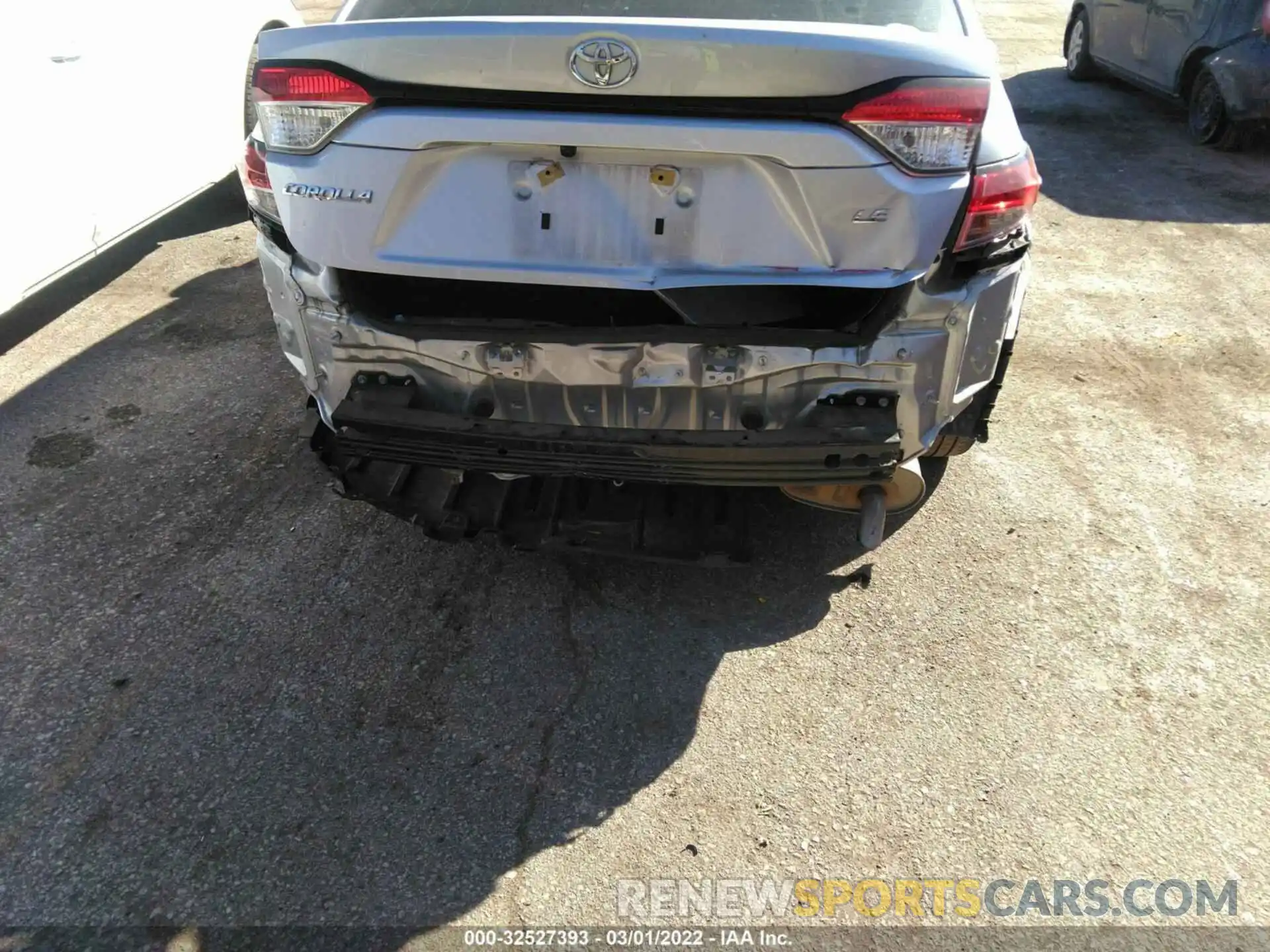 6 Photograph of a damaged car JTDEPRAE2LJ002413 TOYOTA COROLLA 2020