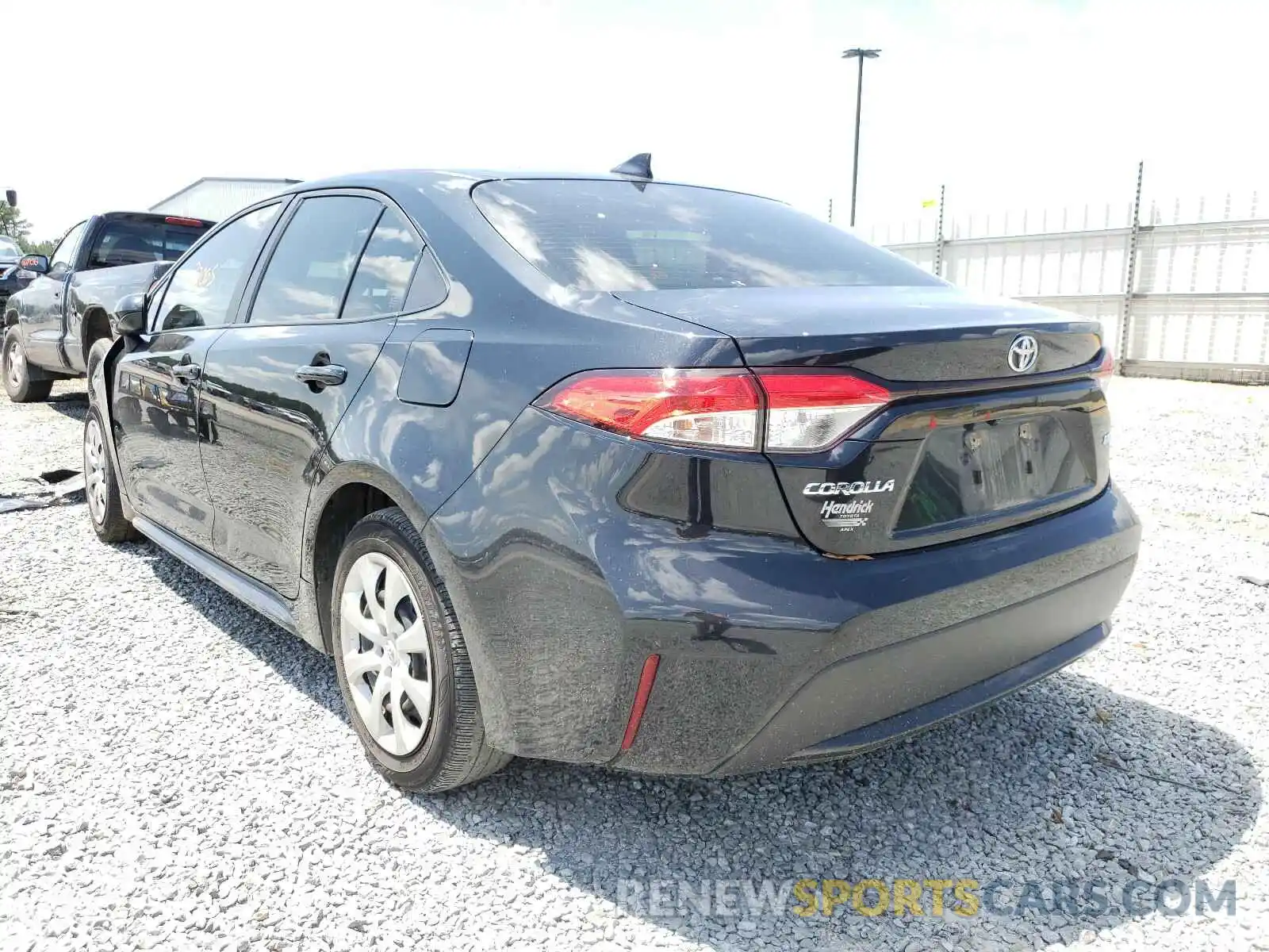 3 Photograph of a damaged car JTDEPRAE2LJ003366 TOYOTA COROLLA 2020