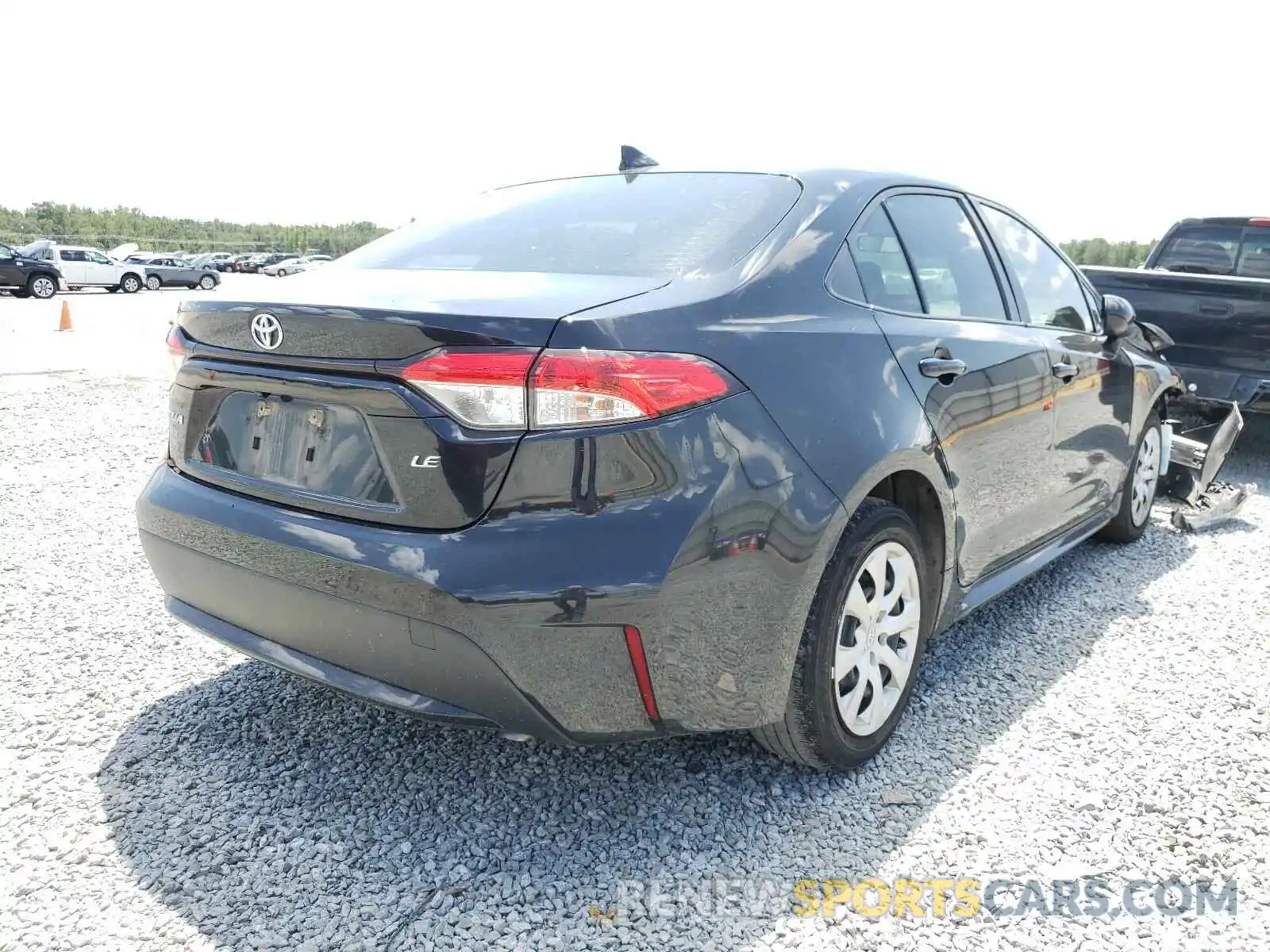 4 Photograph of a damaged car JTDEPRAE2LJ003366 TOYOTA COROLLA 2020