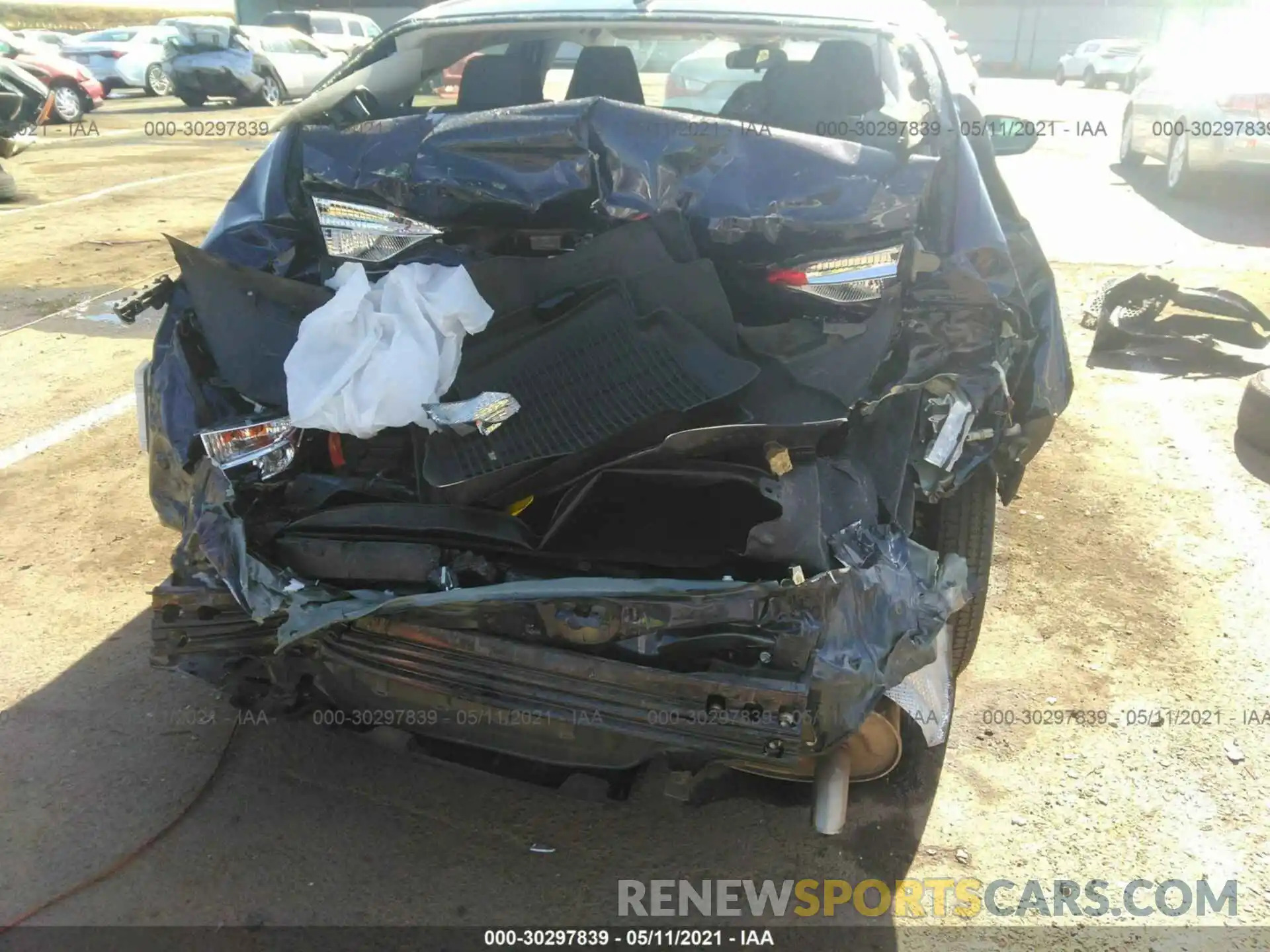 6 Photograph of a damaged car JTDEPRAE2LJ003447 TOYOTA COROLLA 2020