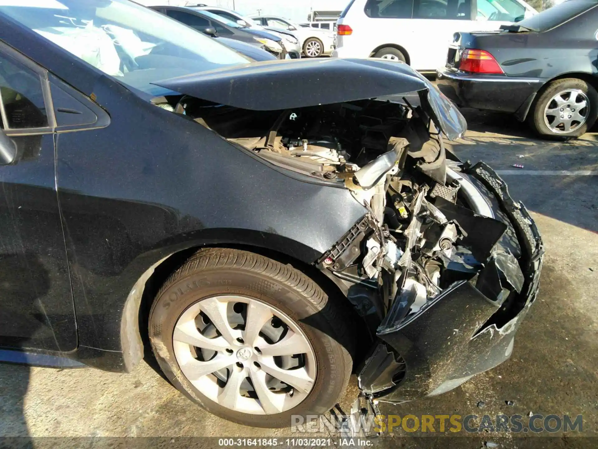 6 Photograph of a damaged car JTDEPRAE2LJ005490 TOYOTA COROLLA 2020