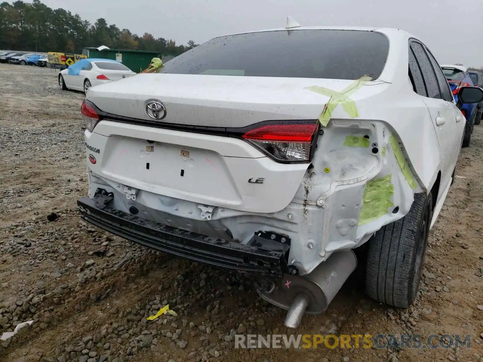 9 Photograph of a damaged car JTDEPRAE2LJ005666 TOYOTA COROLLA 2020