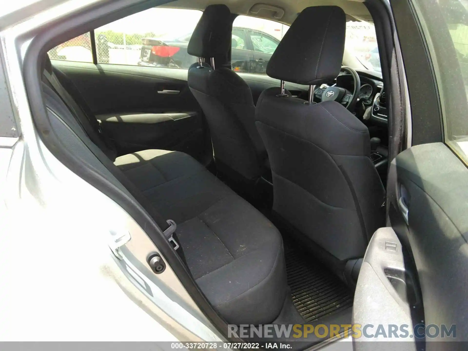 8 Photograph of a damaged car JTDEPRAE2LJ005716 TOYOTA COROLLA 2020