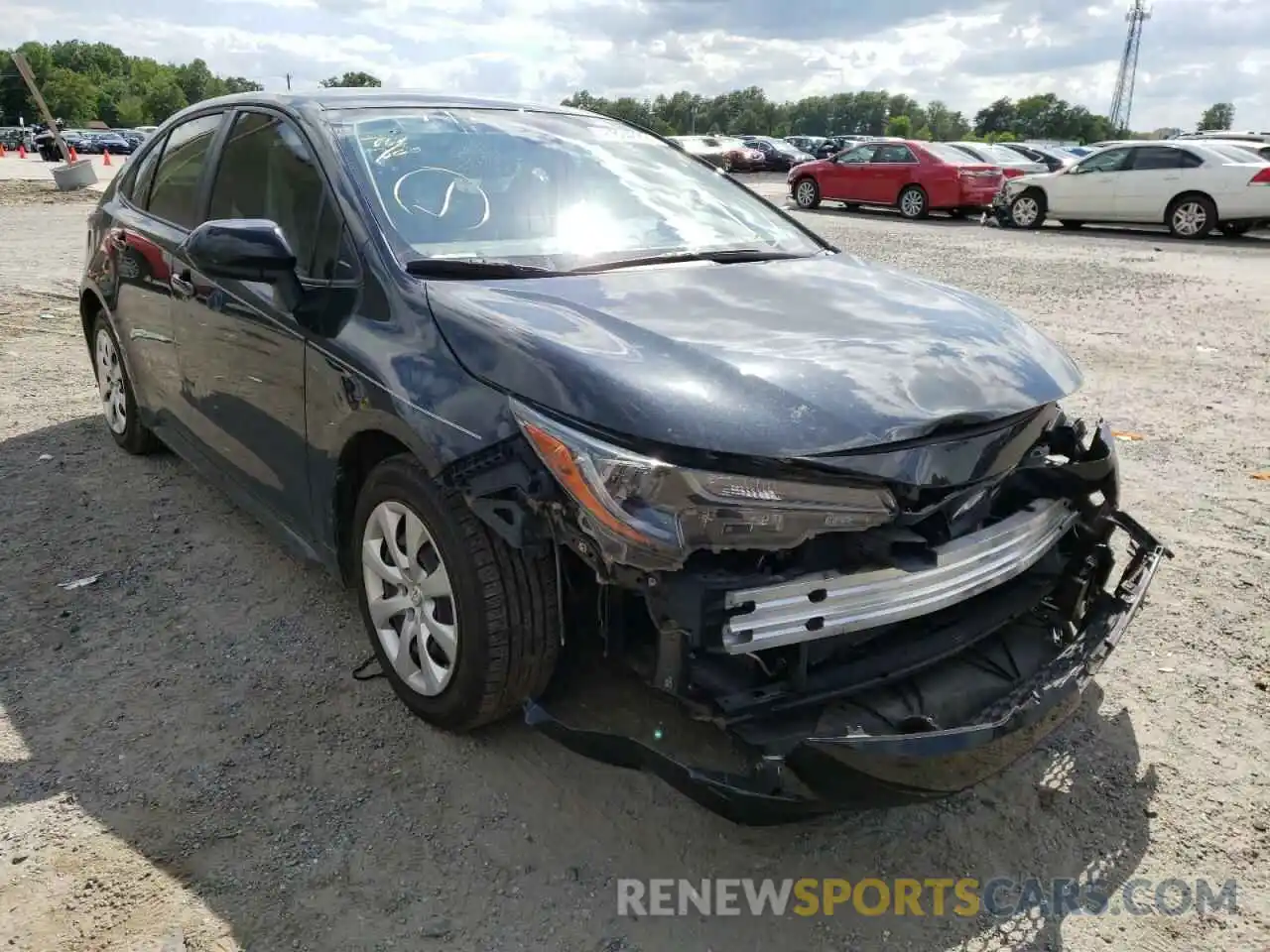 1 Photograph of a damaged car JTDEPRAE2LJ006249 TOYOTA COROLLA 2020