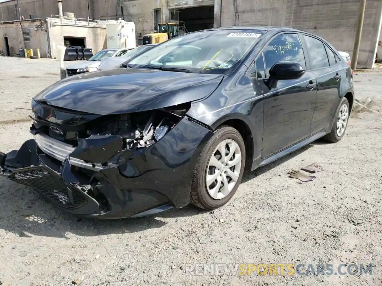 2 Photograph of a damaged car JTDEPRAE2LJ006249 TOYOTA COROLLA 2020