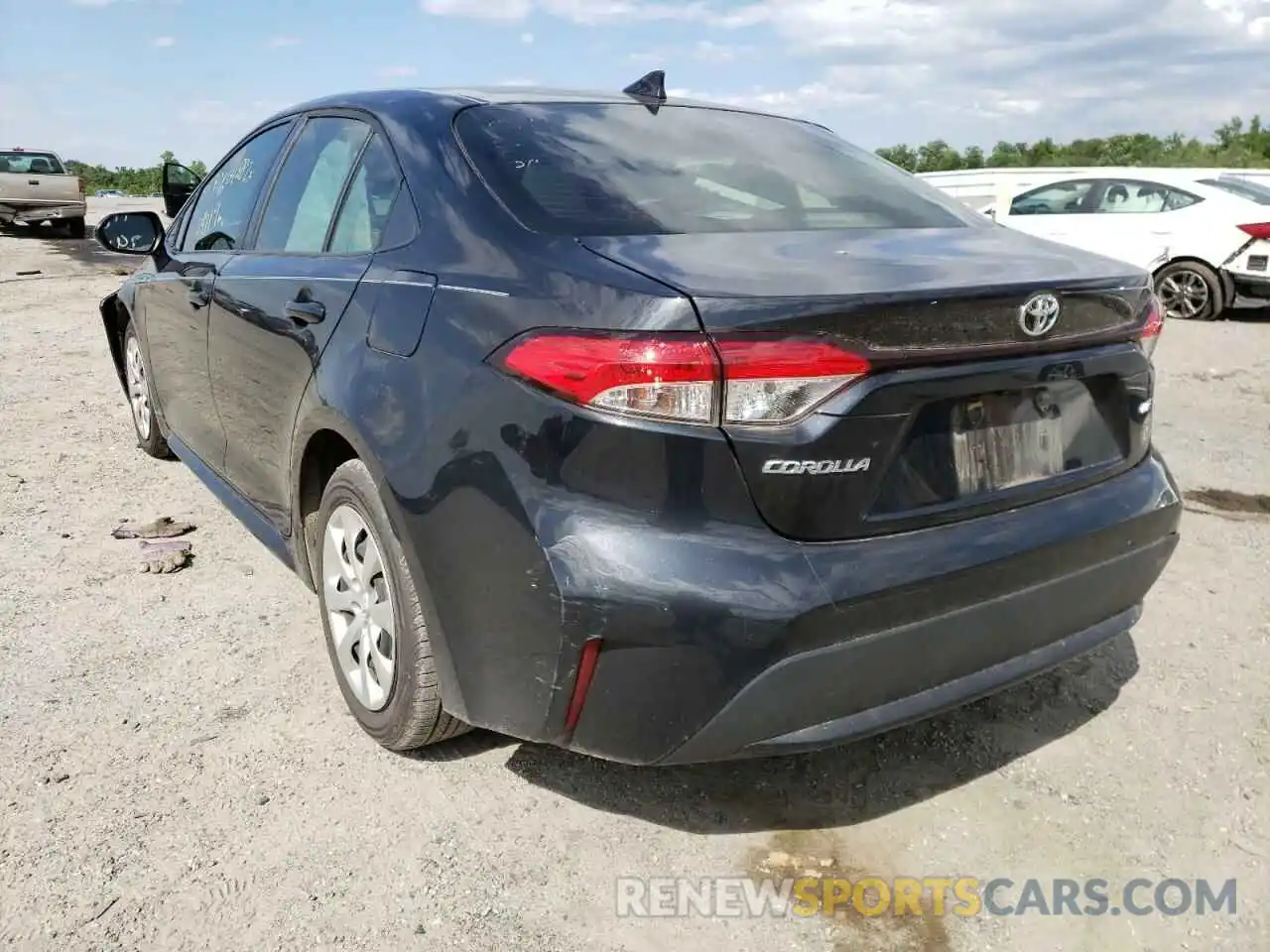 3 Photograph of a damaged car JTDEPRAE2LJ006249 TOYOTA COROLLA 2020