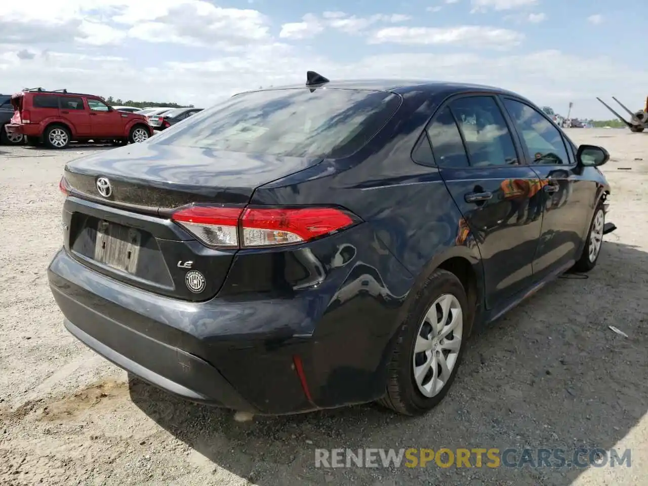 4 Photograph of a damaged car JTDEPRAE2LJ006249 TOYOTA COROLLA 2020