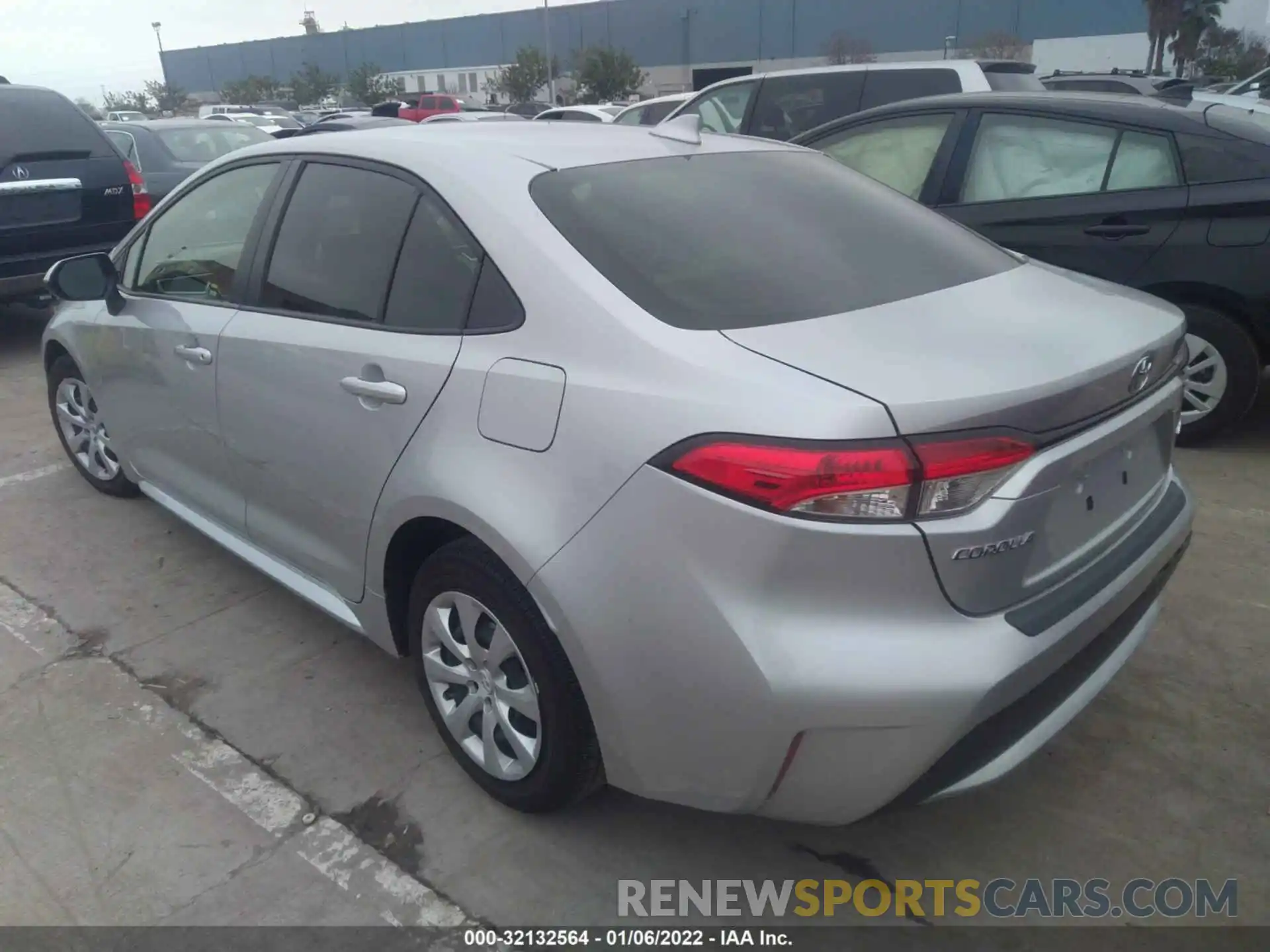 3 Photograph of a damaged car JTDEPRAE2LJ006638 TOYOTA COROLLA 2020