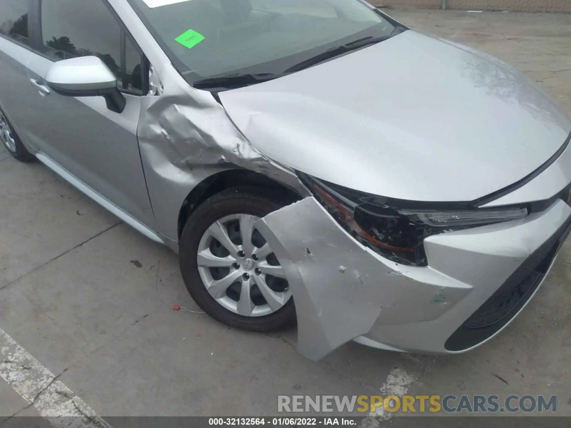 6 Photograph of a damaged car JTDEPRAE2LJ006638 TOYOTA COROLLA 2020