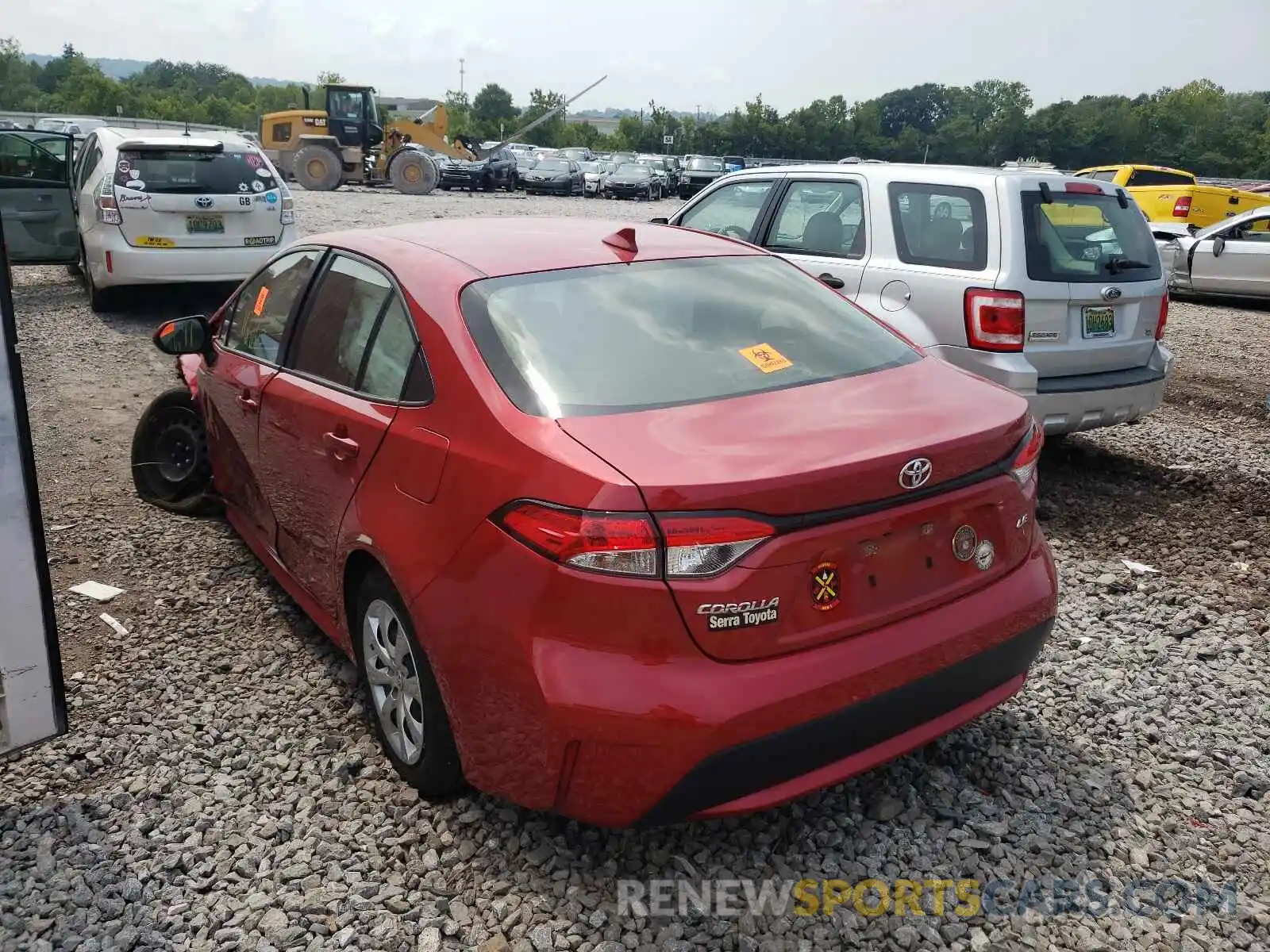 3 Photograph of a damaged car JTDEPRAE2LJ006879 TOYOTA COROLLA 2020