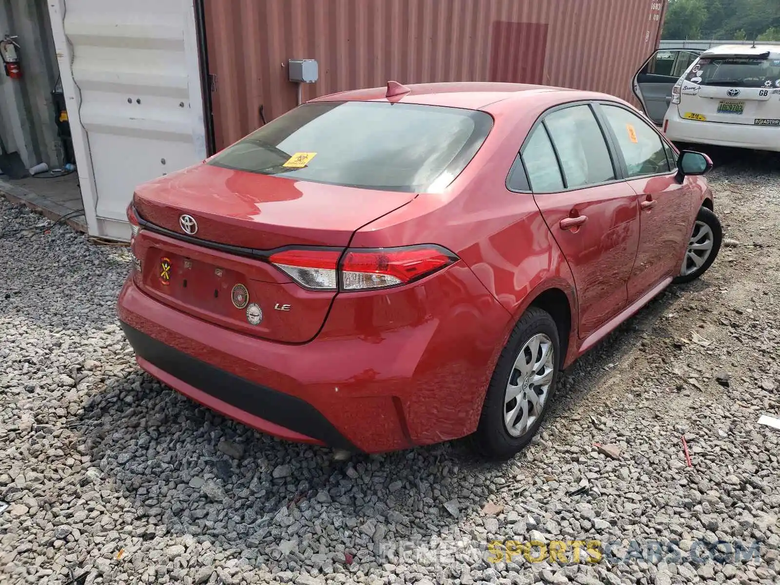 4 Photograph of a damaged car JTDEPRAE2LJ006879 TOYOTA COROLLA 2020