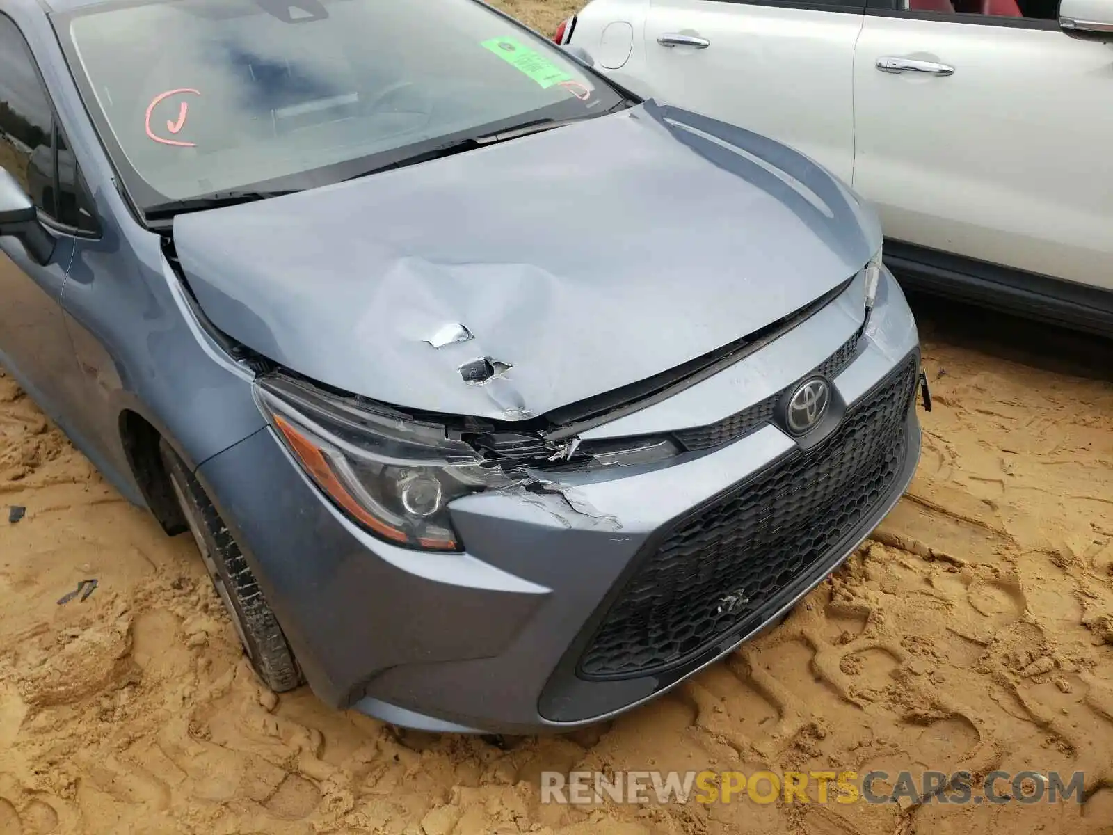 9 Photograph of a damaged car JTDEPRAE2LJ007059 TOYOTA COROLLA 2020