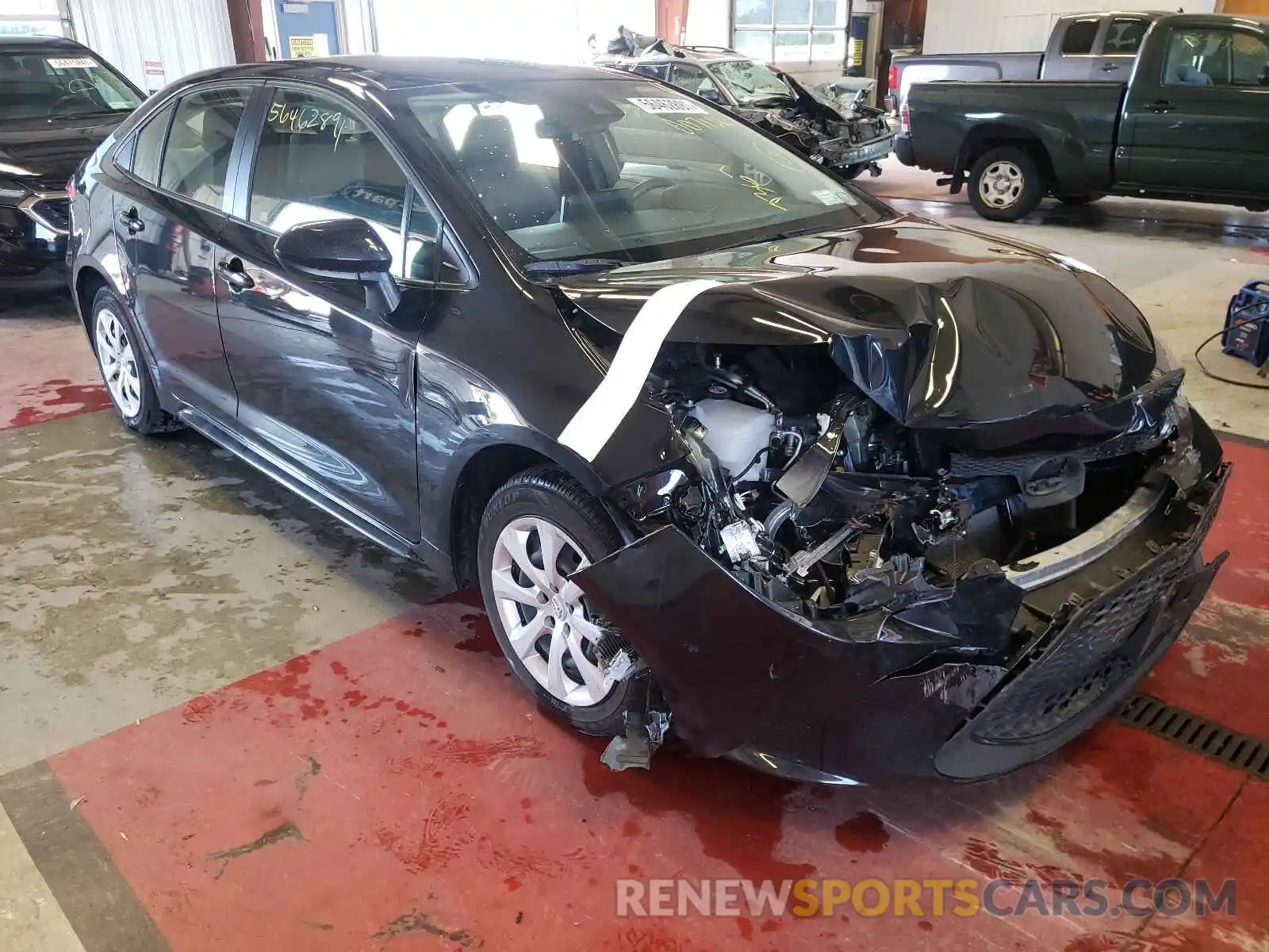 1 Photograph of a damaged car JTDEPRAE2LJ007126 TOYOTA COROLLA 2020