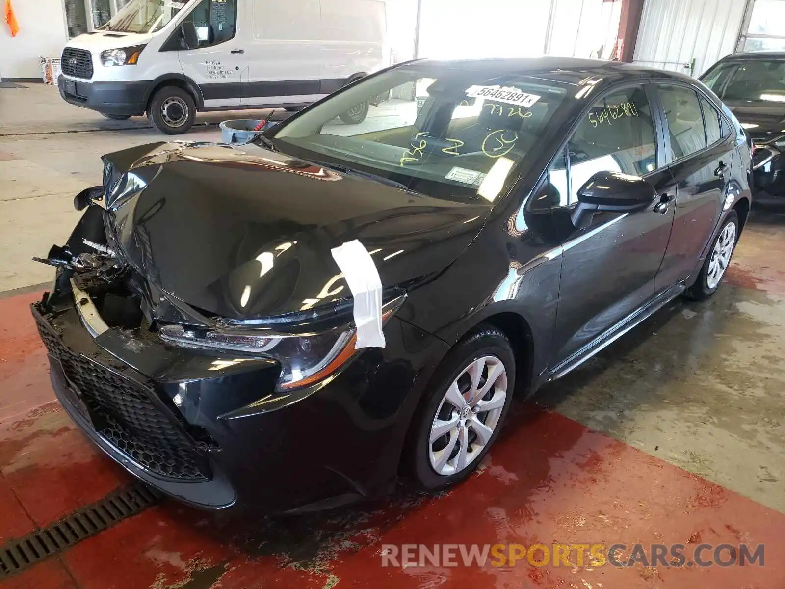 2 Photograph of a damaged car JTDEPRAE2LJ007126 TOYOTA COROLLA 2020