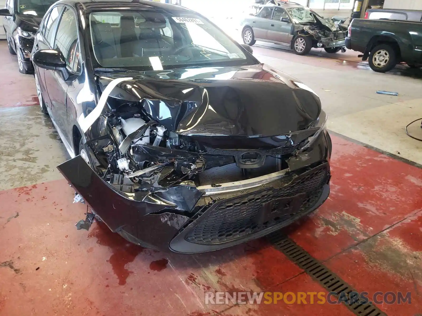 9 Photograph of a damaged car JTDEPRAE2LJ007126 TOYOTA COROLLA 2020