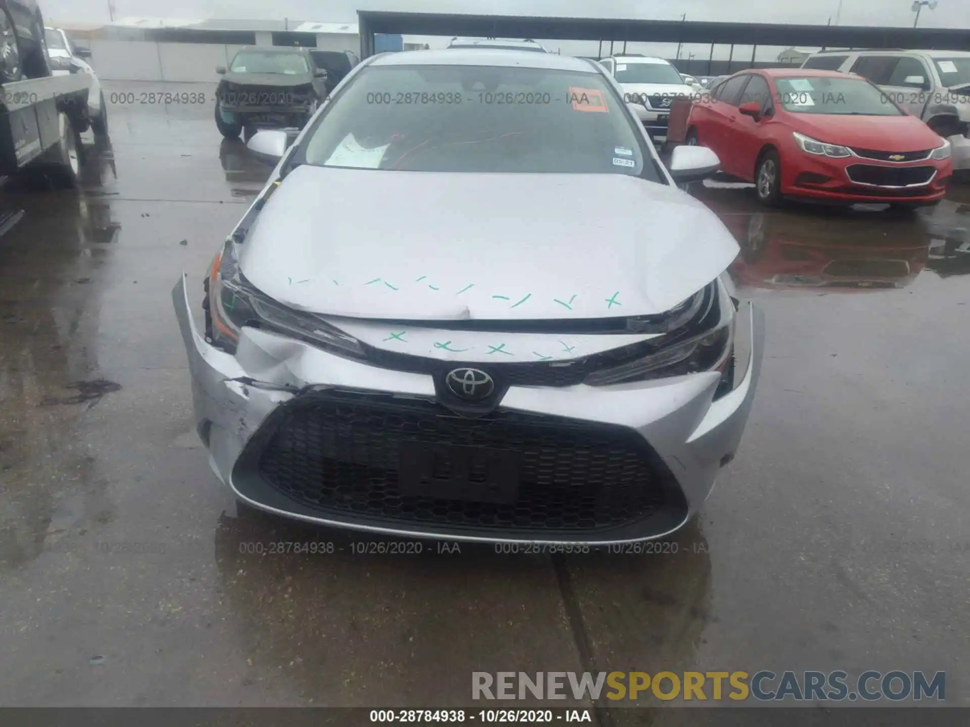 6 Photograph of a damaged car JTDEPRAE2LJ007160 TOYOTA COROLLA 2020