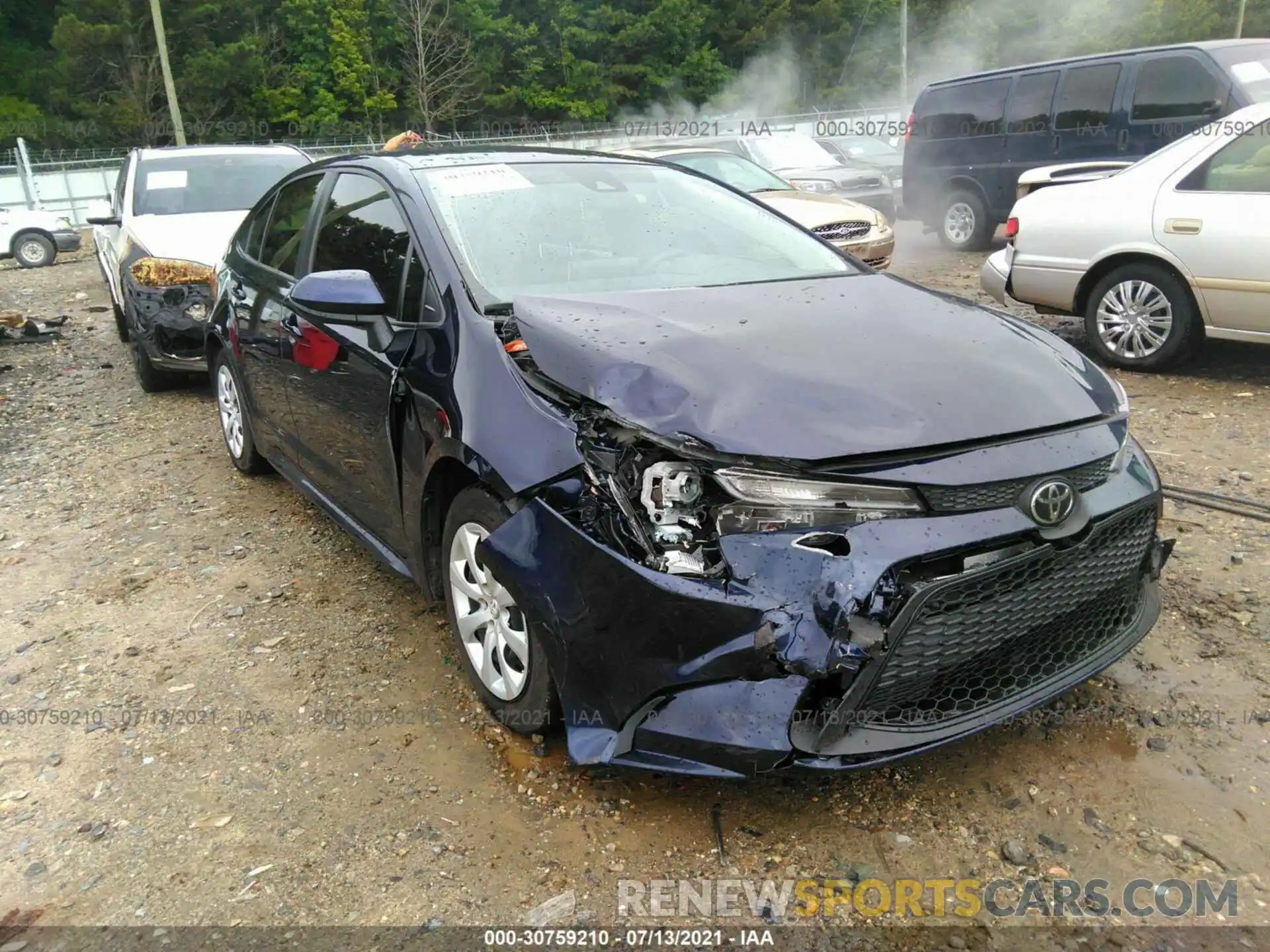 6 Photograph of a damaged car JTDEPRAE2LJ007658 TOYOTA COROLLA 2020