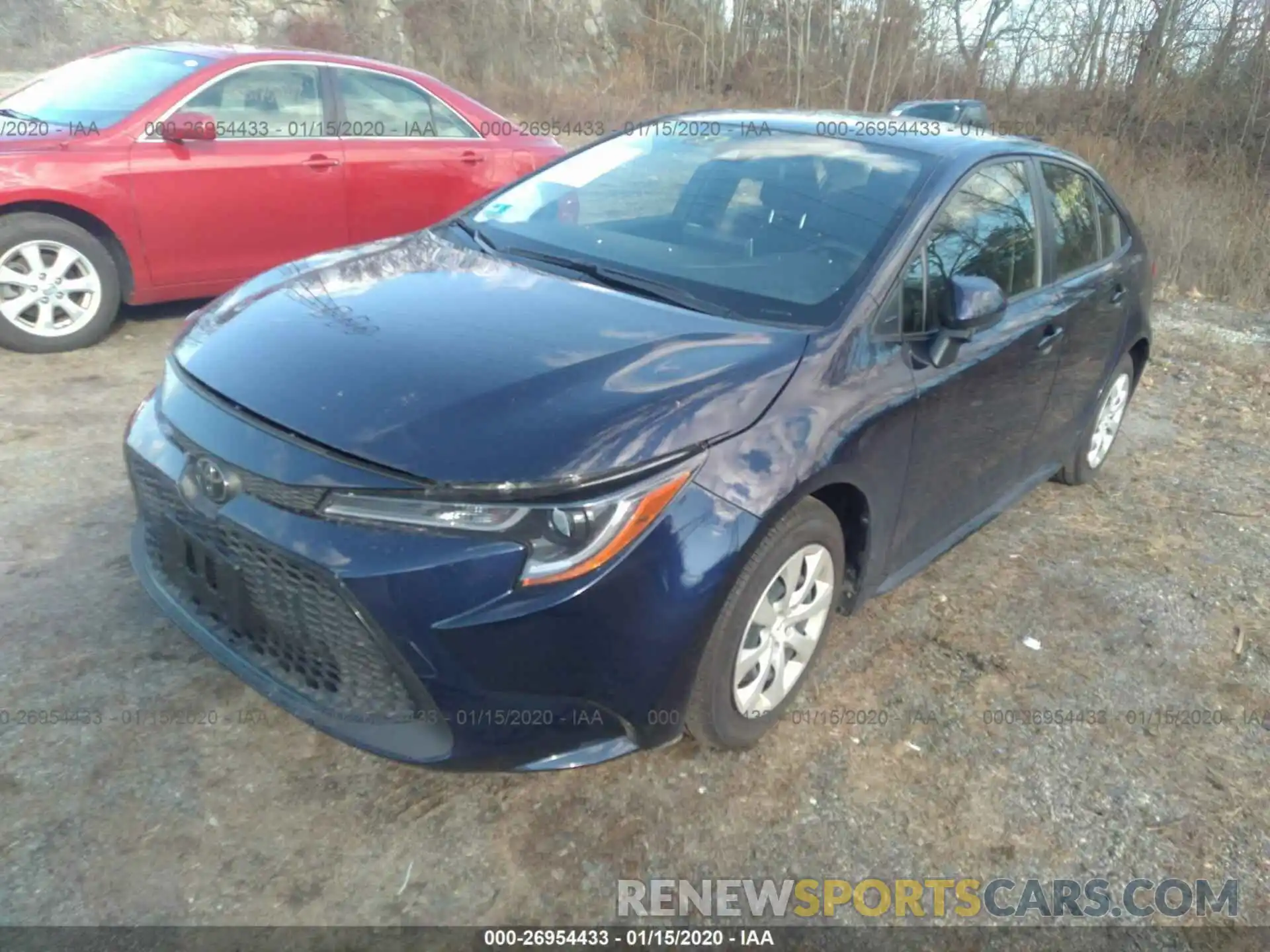 2 Photograph of a damaged car JTDEPRAE2LJ008034 TOYOTA COROLLA 2020