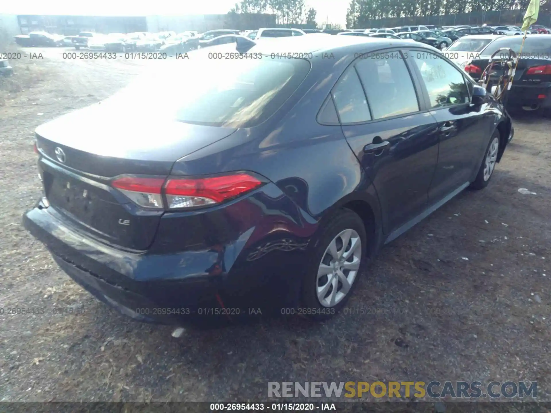 4 Photograph of a damaged car JTDEPRAE2LJ008034 TOYOTA COROLLA 2020