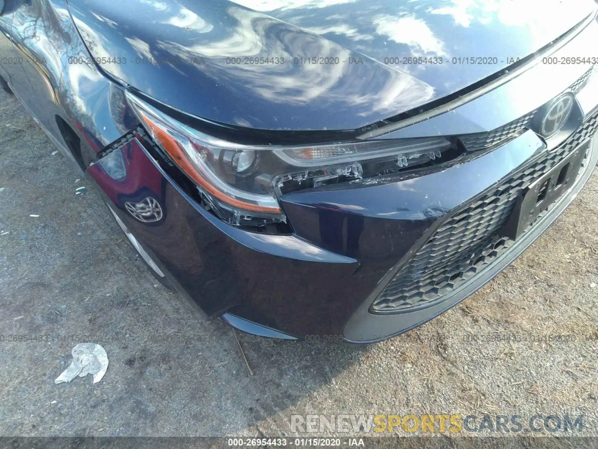 6 Photograph of a damaged car JTDEPRAE2LJ008034 TOYOTA COROLLA 2020