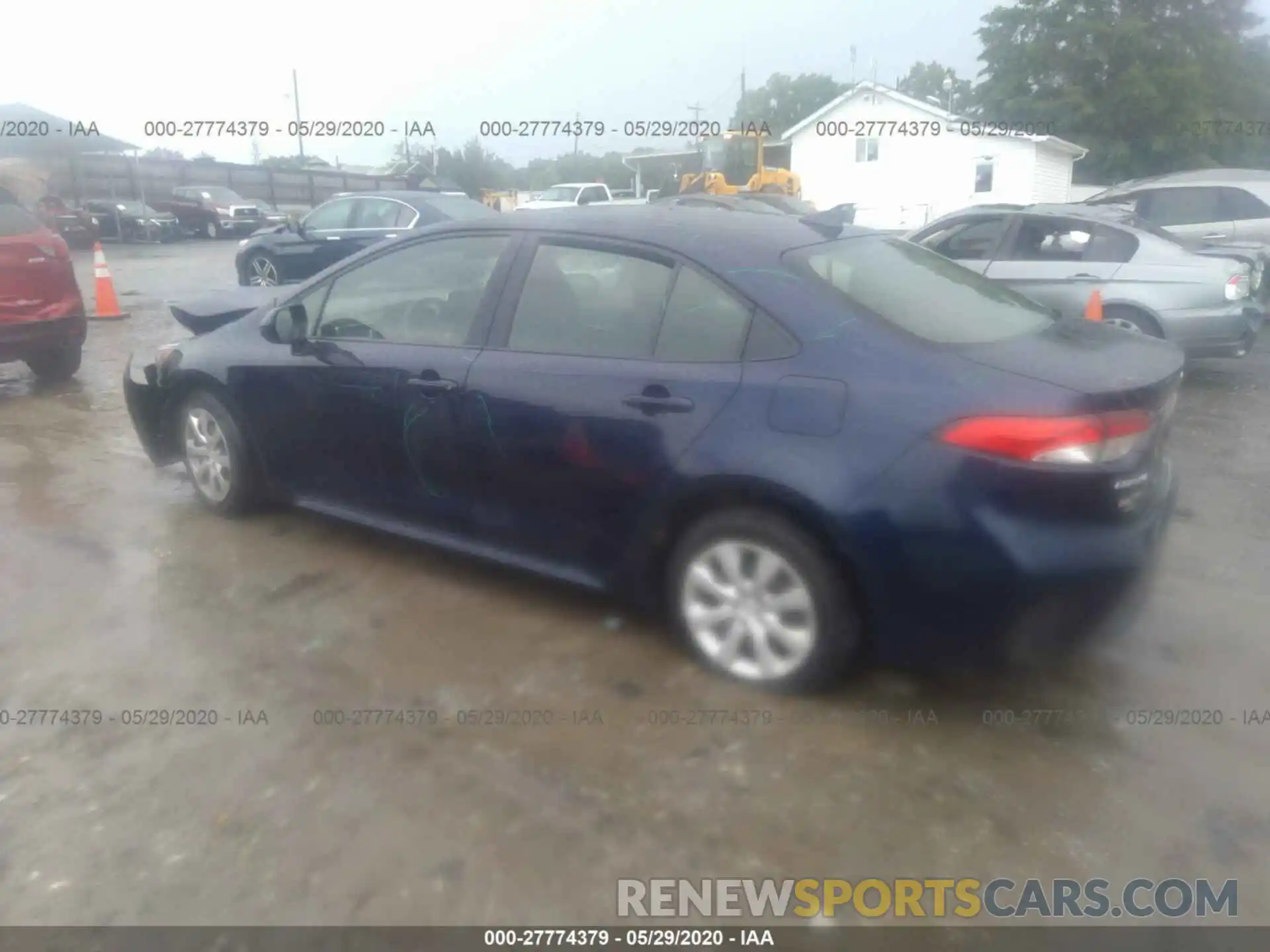 3 Photograph of a damaged car JTDEPRAE2LJ008406 TOYOTA COROLLA 2020