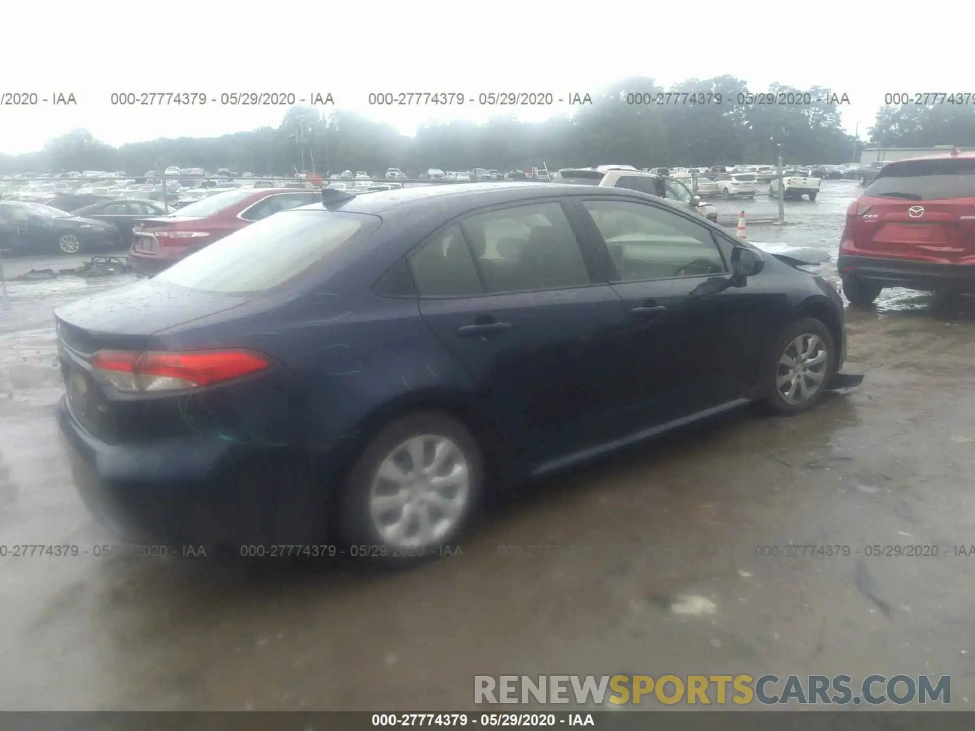 4 Photograph of a damaged car JTDEPRAE2LJ008406 TOYOTA COROLLA 2020