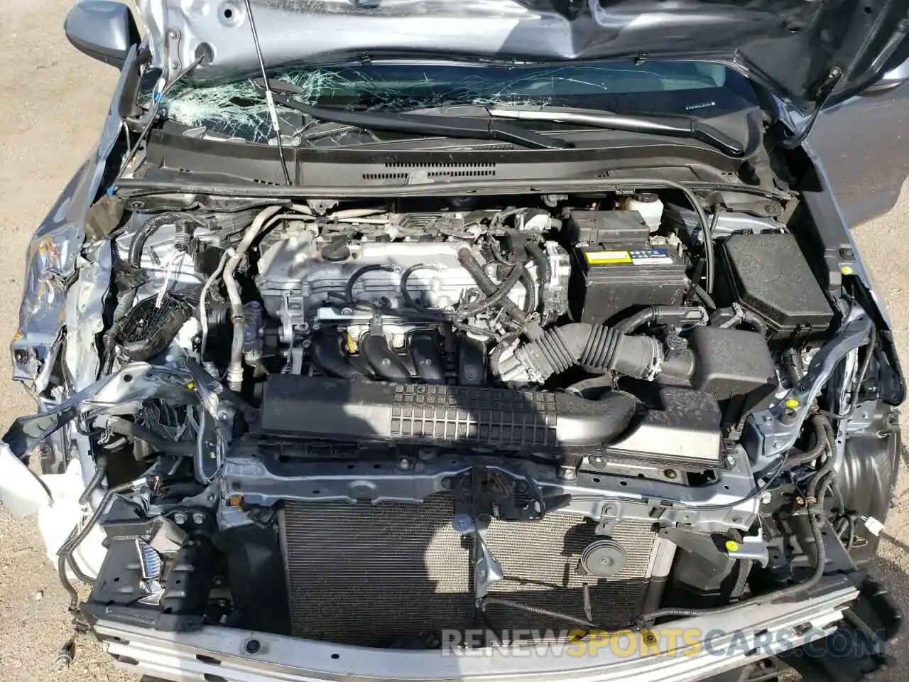 7 Photograph of a damaged car JTDEPRAE2LJ010379 TOYOTA COROLLA 2020