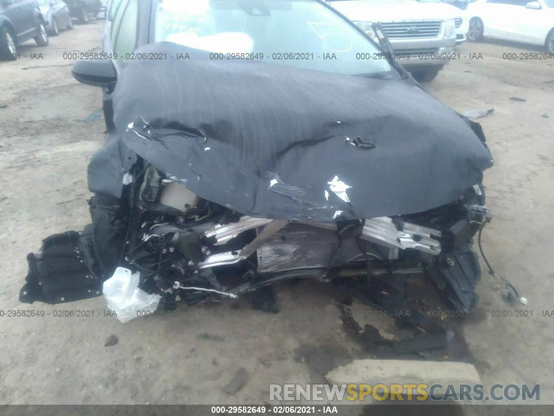6 Photograph of a damaged car JTDEPRAE2LJ010415 TOYOTA COROLLA 2020