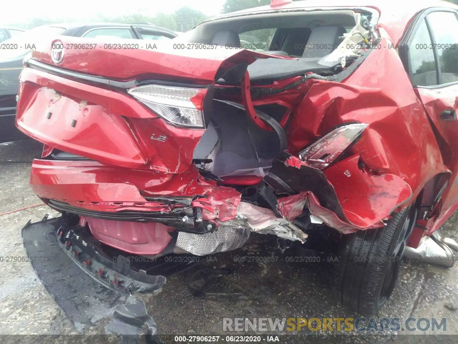 6 Photograph of a damaged car JTDEPRAE2LJ010625 TOYOTA COROLLA 2020