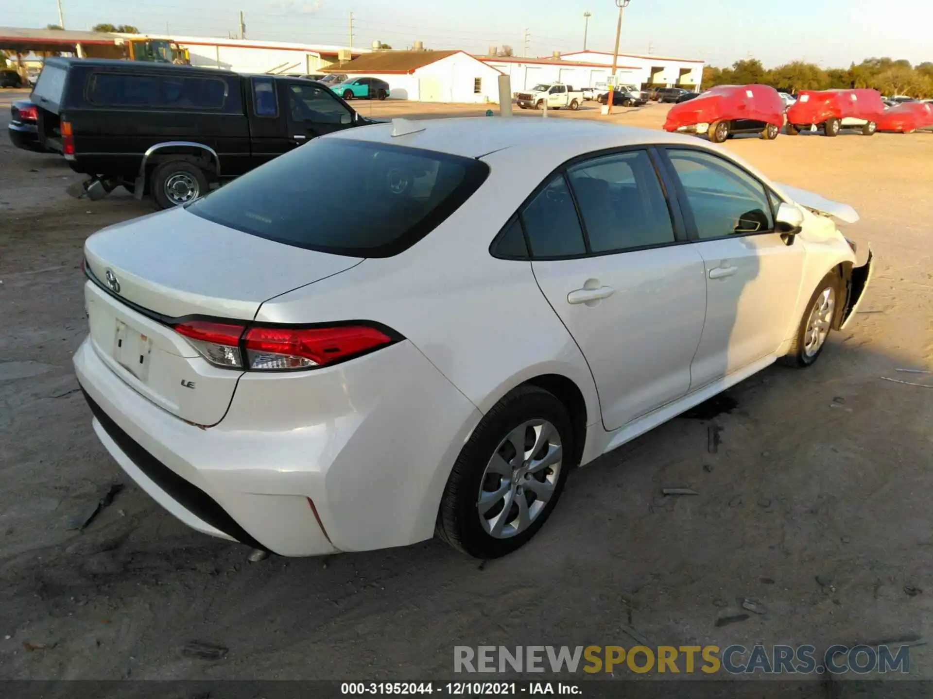 4 Photograph of a damaged car JTDEPRAE2LJ010639 TOYOTA COROLLA 2020