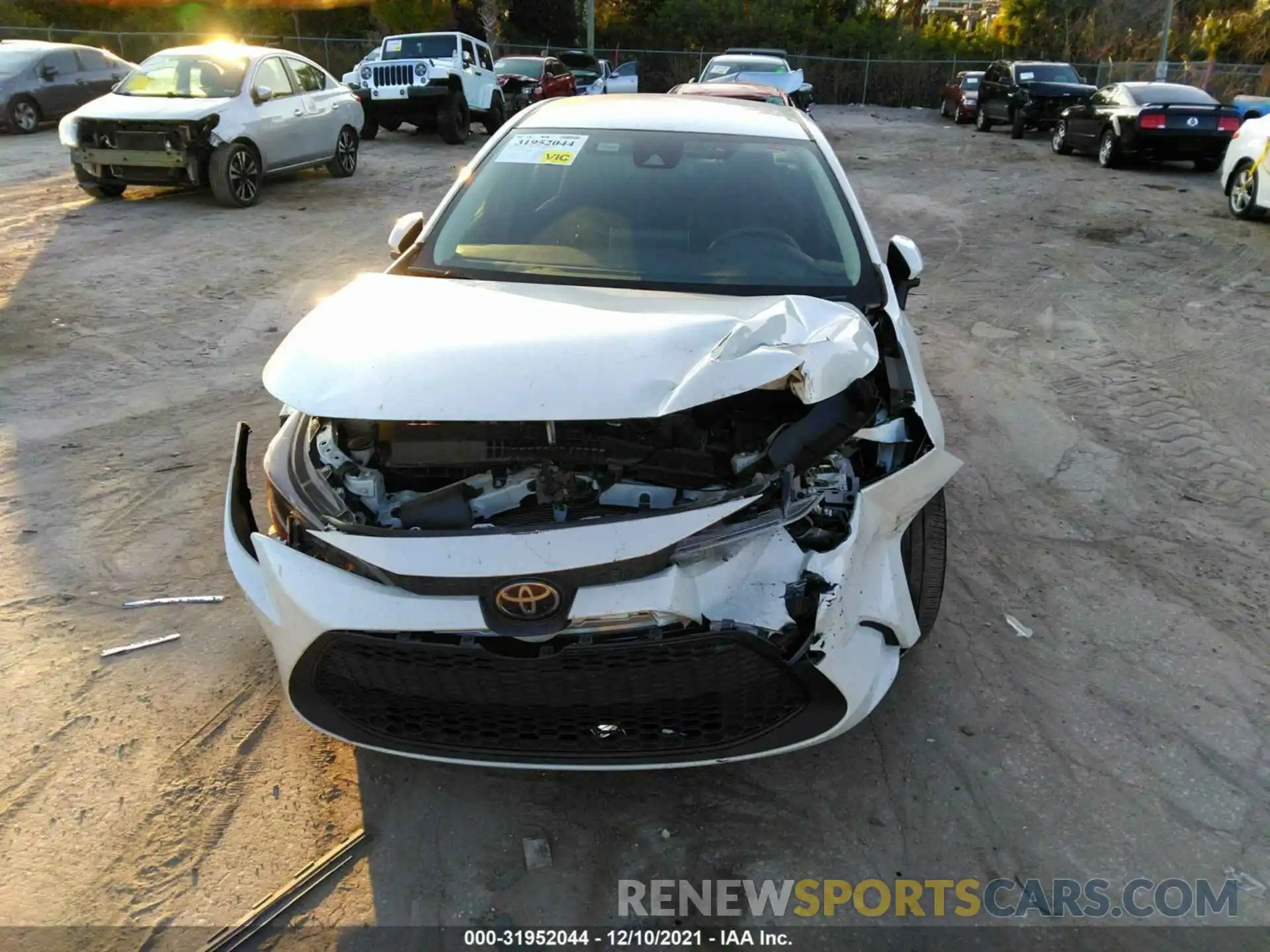 6 Photograph of a damaged car JTDEPRAE2LJ010639 TOYOTA COROLLA 2020