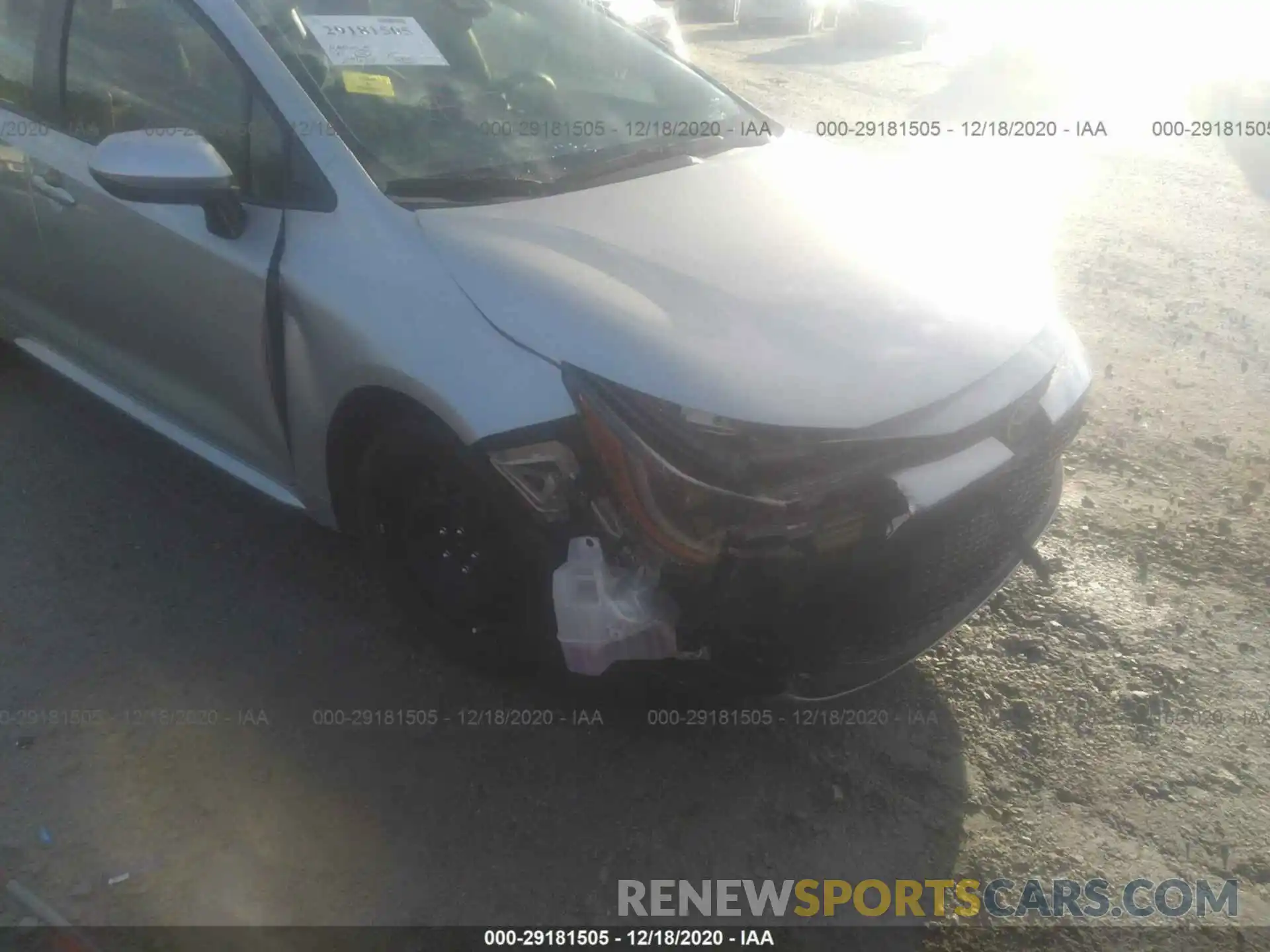 6 Photograph of a damaged car JTDEPRAE2LJ011063 TOYOTA COROLLA 2020