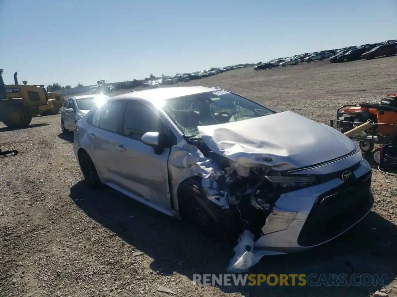 1 Photograph of a damaged car JTDEPRAE2LJ011130 TOYOTA COROLLA 2020