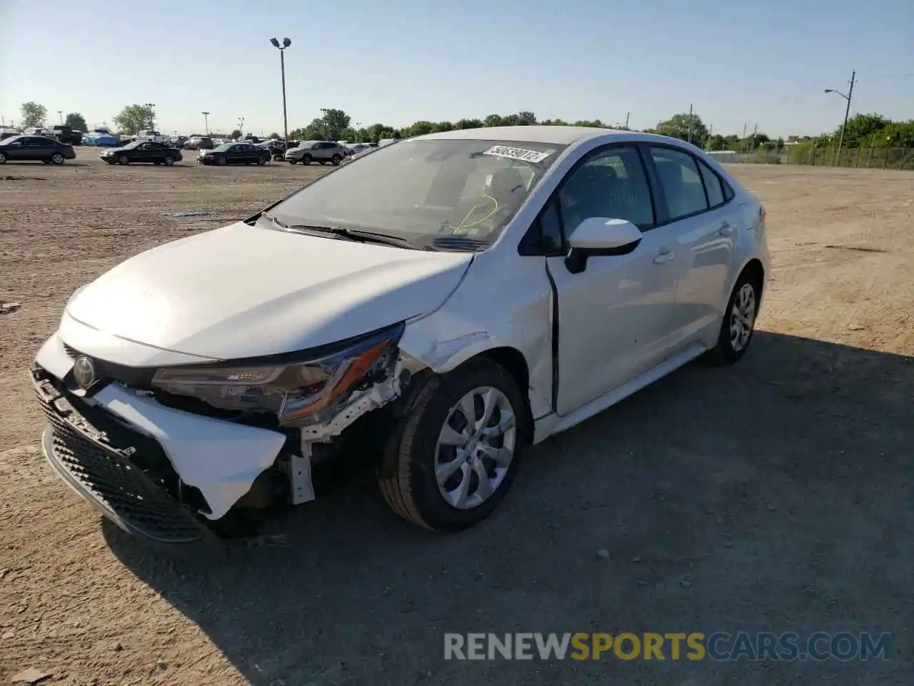 2 Photograph of a damaged car JTDEPRAE2LJ011158 TOYOTA COROLLA 2020