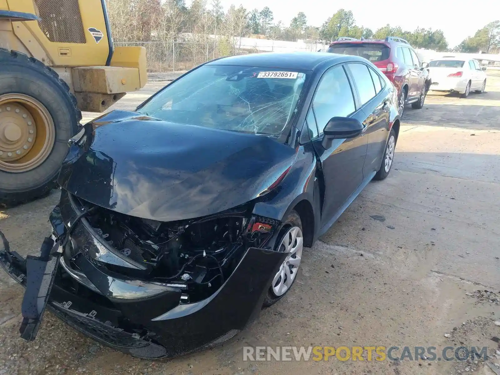 2 Photograph of a damaged car JTDEPRAE2LJ011449 TOYOTA COROLLA 2020