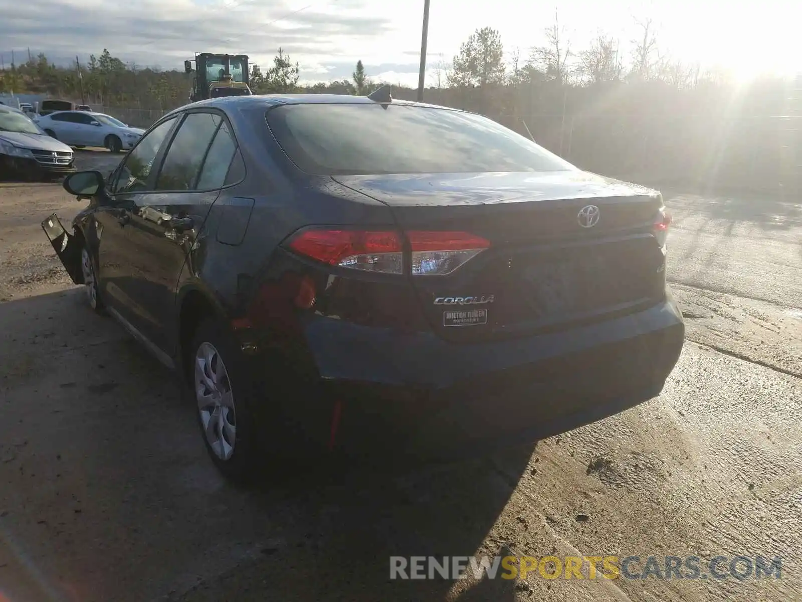 3 Photograph of a damaged car JTDEPRAE2LJ011449 TOYOTA COROLLA 2020