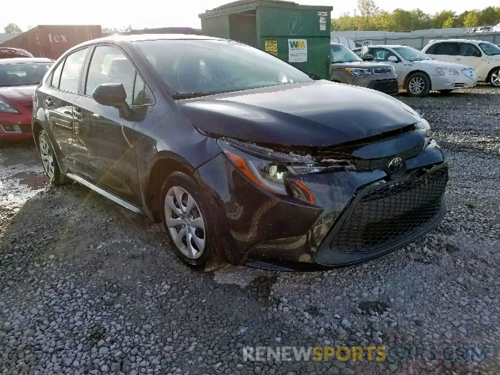 1 Photograph of a damaged car JTDEPRAE2LJ011709 TOYOTA COROLLA 2020