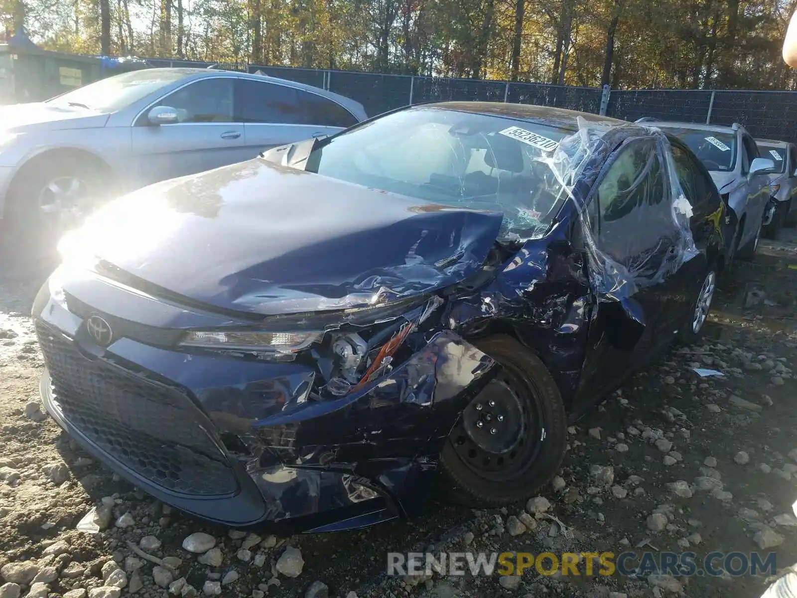 2 Photograph of a damaged car JTDEPRAE2LJ011788 TOYOTA COROLLA 2020