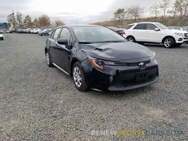 1 Photograph of a damaged car JTDEPRAE2LJ012004 TOYOTA COROLLA 2020